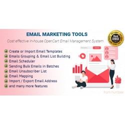Marketing tools. E-mail marketing and campaign management with mass e-mail. Galaxynet extensions OpenCart.