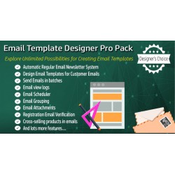 OpenCart extensions Professional e-mail template design package